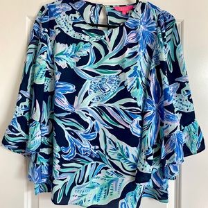 Lilly Pulitzer Francis Top Ready Set Gecko NWT